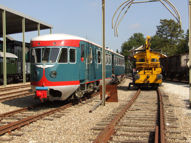 First I went with Purno to the railway museum. I don't want to spam you with photos of that, so I only post this beautiful picture of the Blauwe Engel on the outdoor part of the museum.