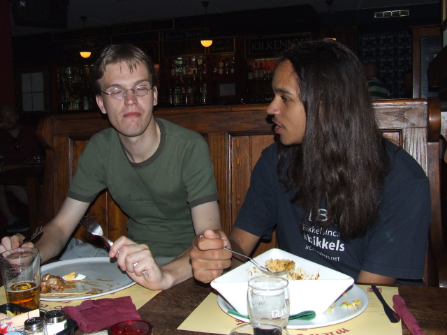 Hyro is enjoying his food :-P