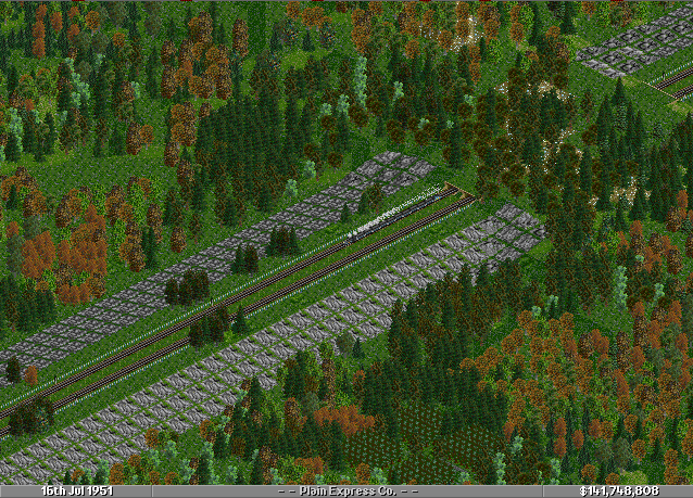 A Steamtrain shugging through the foothills. (From my scenario 'Plain Game'.)