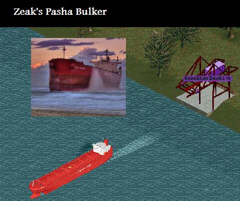 the pasha bulker and a new crane i have made.