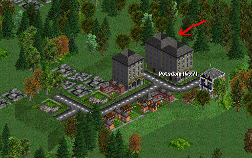 look at arrow, might want to add a roof ridge to prevent this