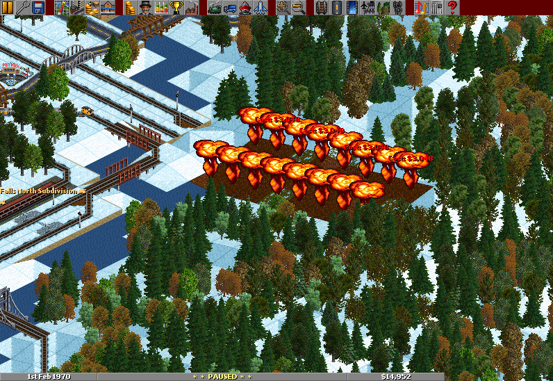 Blasting out the valley walls and river realignment