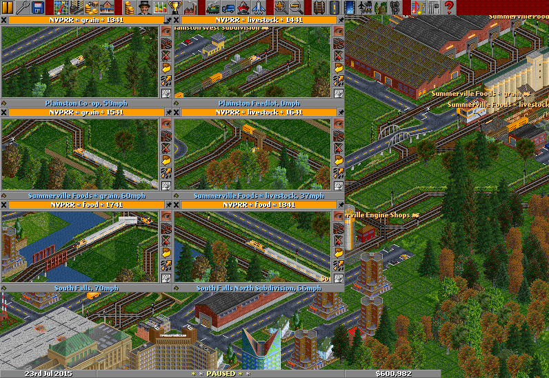 New trains - grain, livestock, food