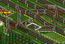 The signal under the cursor got autoconverted because the track on the tunnel is a PBS block