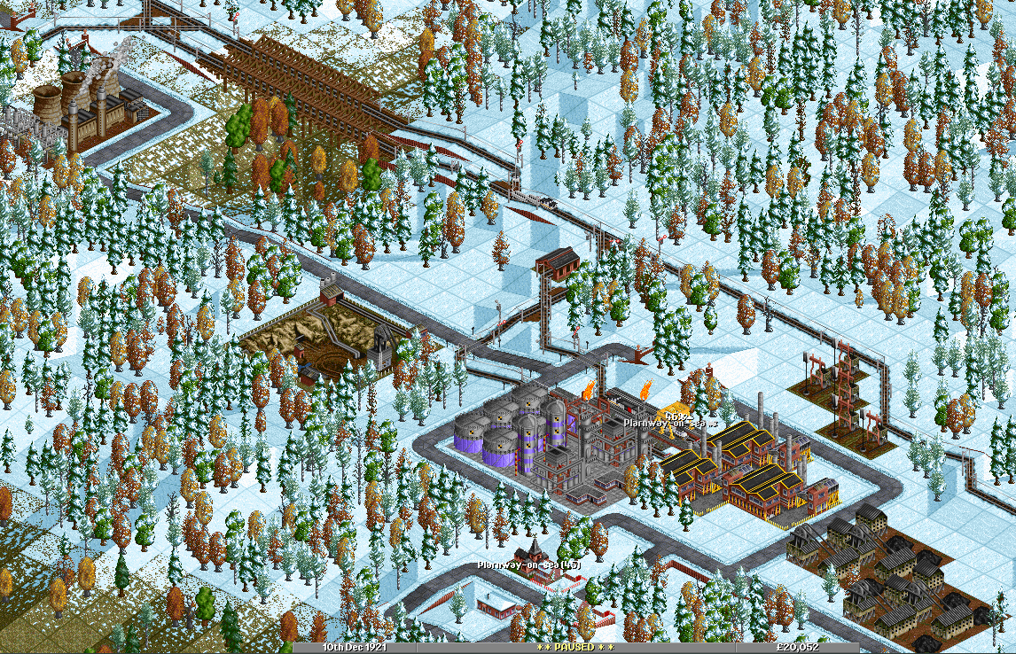 The goods station, that brings paper to the city.