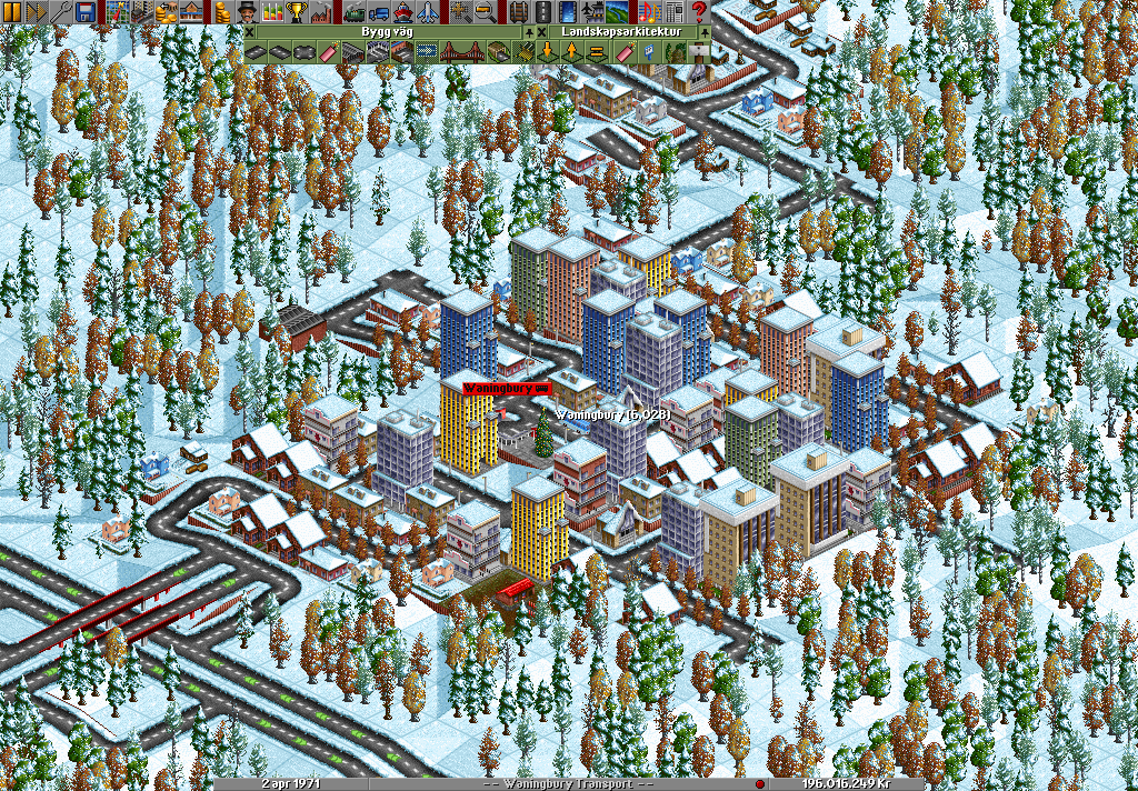 My initial town back in the early days.