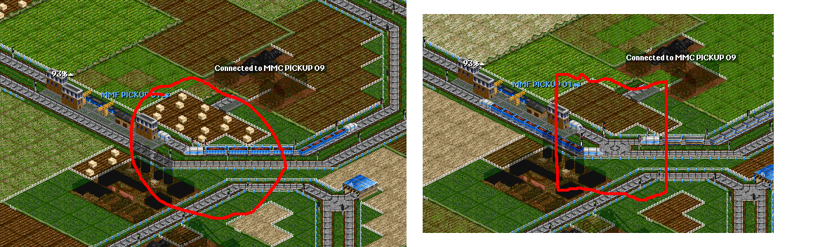 On the left your station, on the right the same station fixed