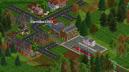 RDR's 4th train entering Clevedon, on a small branch line.