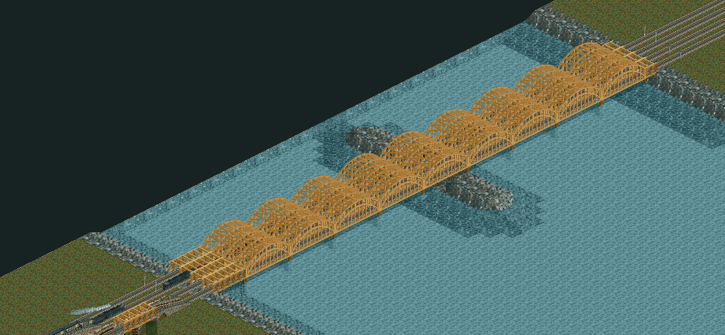 This is the only place where its allowed to build a long bridge