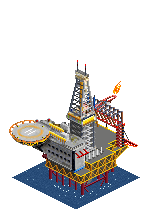Intermediate version of oilrig remake. (I will also replace the tower and the building by some better looking gfx.)
