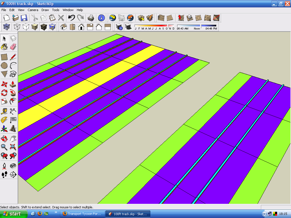 this is 12 sections put together in a twin track and single line configuration