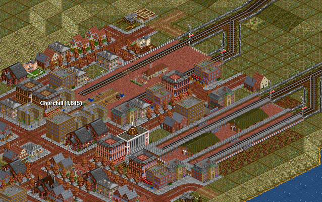 Churchill passenger and goods stations.