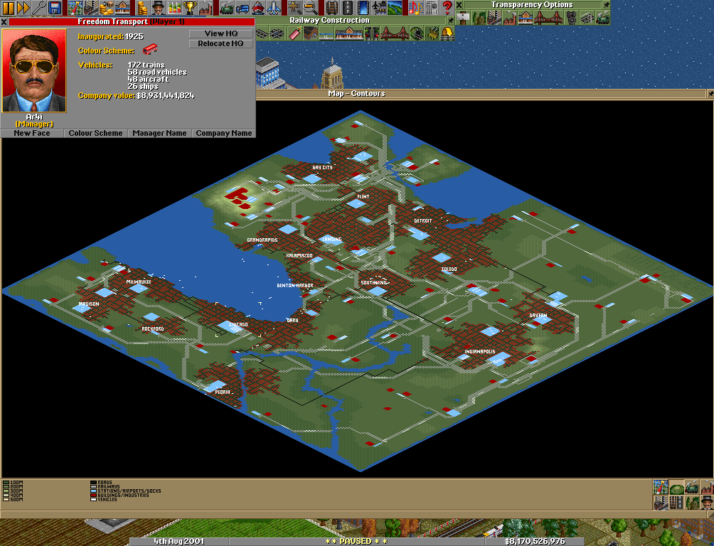 Mid Central roads and rails 3