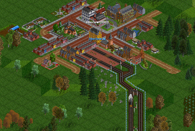 The company decided to settle its Headquarters in the state capital of Aberlow.  One of the Aberlow-Baberg line's 2 grasshoppers can be seen here.
