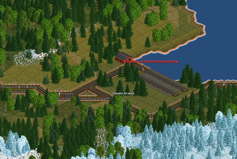 The former site of the Whitehorse coal mine, circa early 1877.  the former mine station can still be seen.