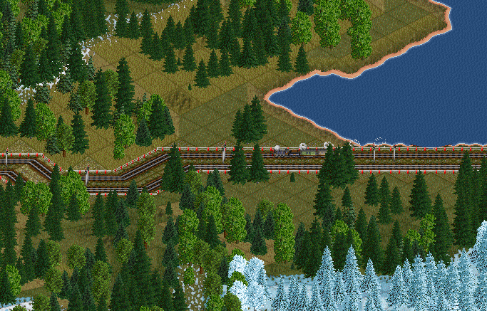 Whitehorse Coal mine site after the line relocation.