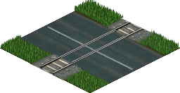Level crossing without barriers 1.