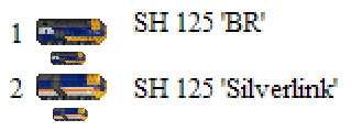 Comparison of SH 125 locos