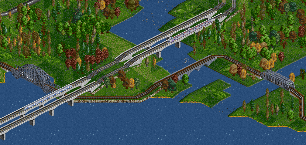 Other screenshot with some trains.