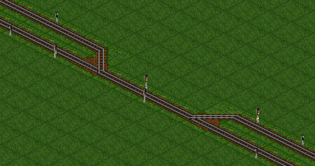 Single track split